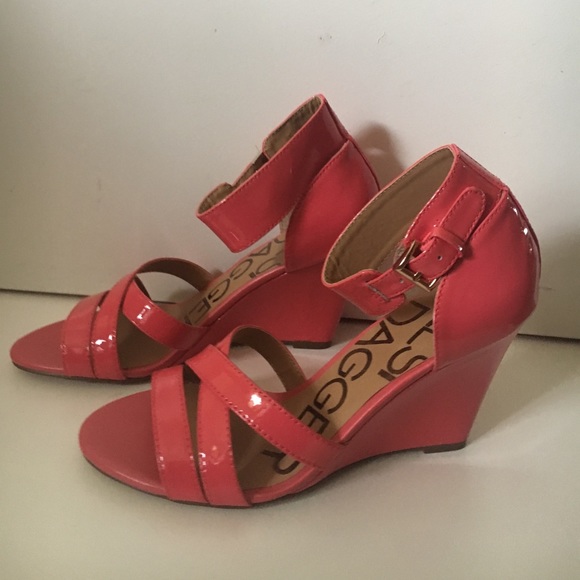 Kelsi Dagger Shoes - NWT Kelsi Dagger Patent Wedge Sandal